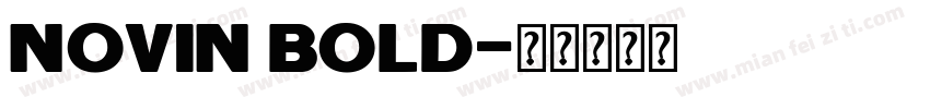 novin bold字体转换
